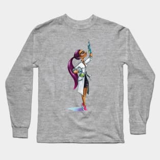 Female Scientist Long Sleeve T-Shirt